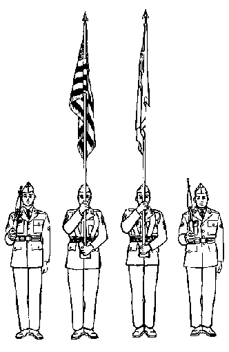 Position of the Colors at the Carry